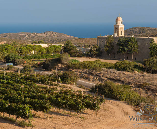 Crete Wine Paths vineyards and the Toplou Monastery